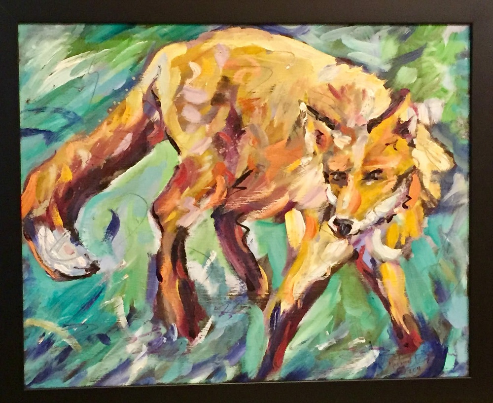Red Denali Fox by Richard T. Schanche