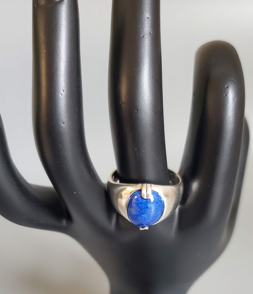 Ring - Lapis & sterling silver by Gerry and Melissa Rasch, GMR Creates