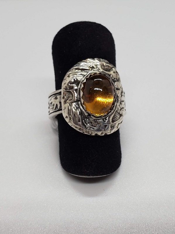 Citrine ring - size 5.5 (GT1194) by Gabrielle Taylor