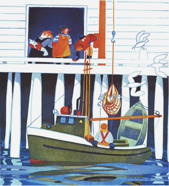 Juneau Cannery (artist Rie Munoz) by Northwest Showcase