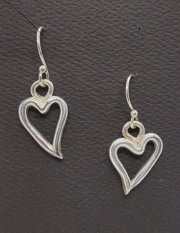 Rolled heart earrings (GT1547) by Gabrielle Taylor