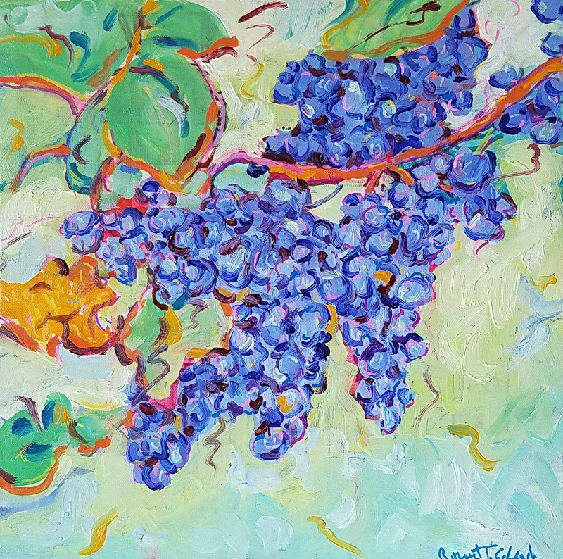 Grapes 4 by Richard T. Schanche