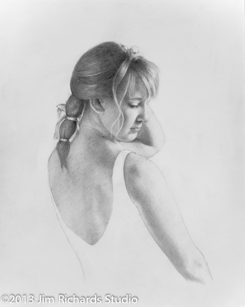 Almost Ready - Drawing by Jim Richards
