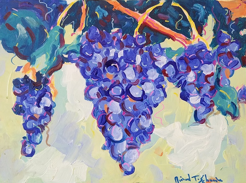 Grapes 1 by Richard T. Schanche
