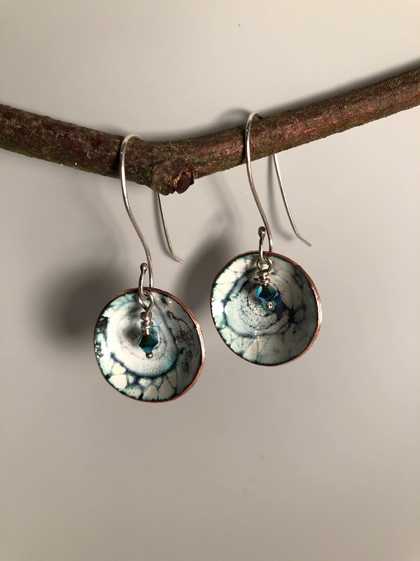 Sun Bowls earrings by Lori Schanche