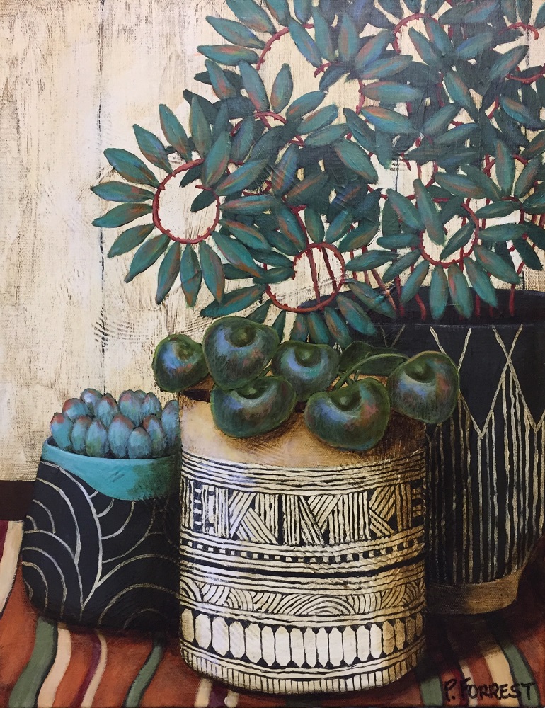 Three Cool Pots by Penny Forrest