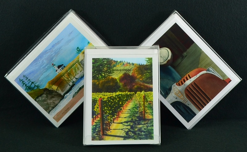 Greeting Card Pack - Vineyards by Terry Peasley