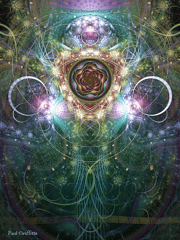 Greeting Card - "Transcendence #1" by Paul Griffitts