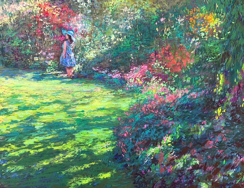 Garden Stroll II by Susan Kuznitsky