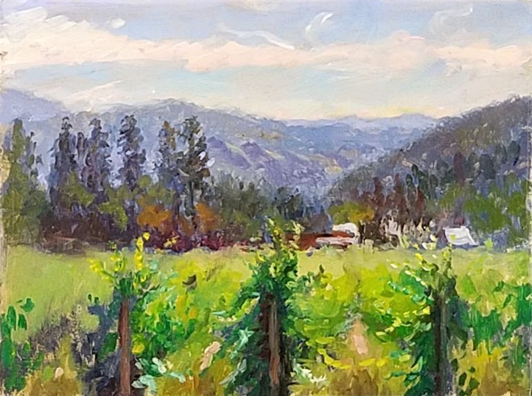 Vineyard View #2 by Susan Kuznitsky