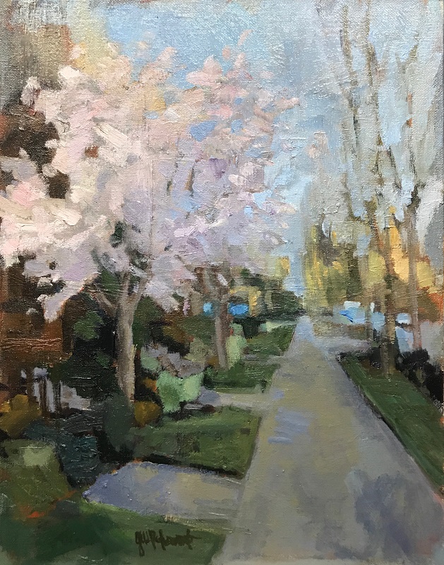 Orenco Cherry Trees by Gayle Pedemonte