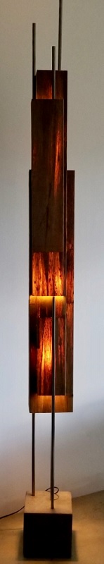 Brutalist Floor Lamp by James Violette