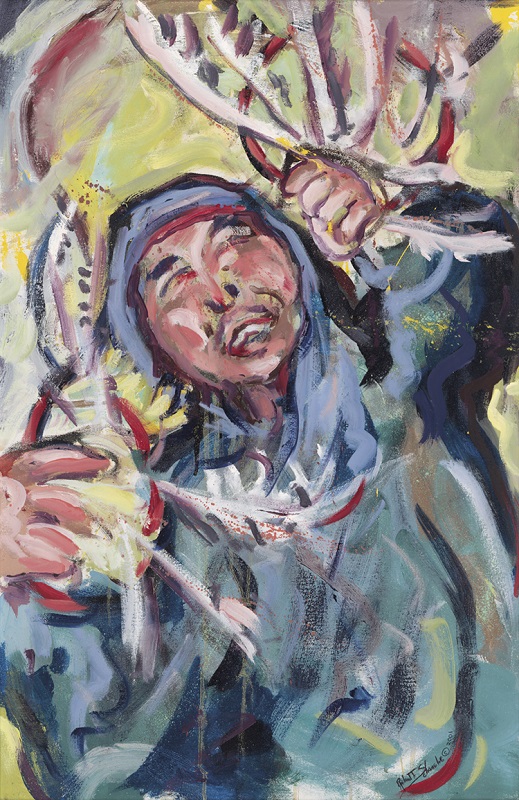 Inuit Feather Dancer by Richard T. Schanche