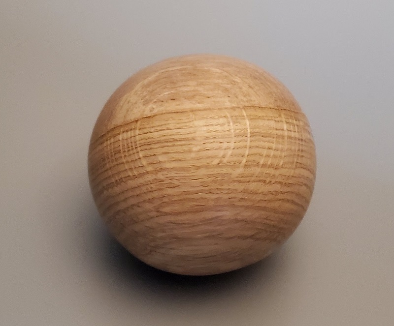 Sphere - Oregon White Oak by Michael Pedemonte
