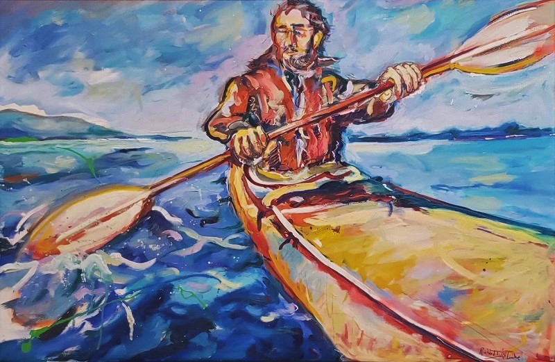 Kayaking the Sound by Richard T. Schanche