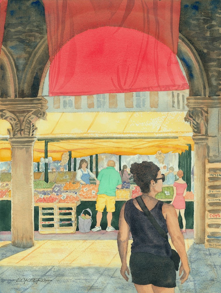 Venice Market Morning by Chris Eckberg