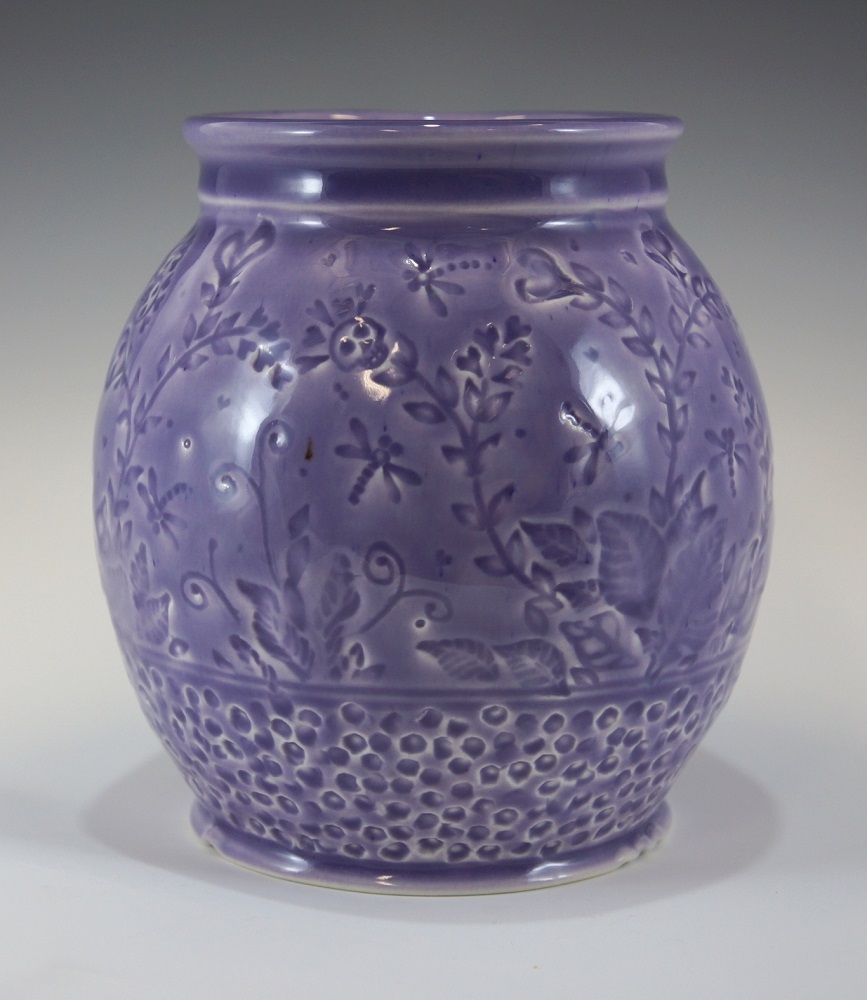 Vase, Purple Glaze by Phil Fishwick