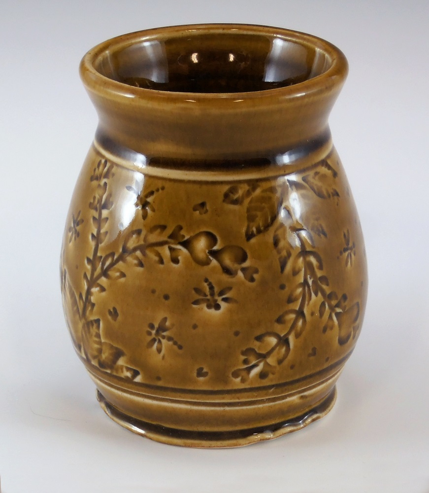 Vase, Garden, Brown Glaze by Phil Fishwick
