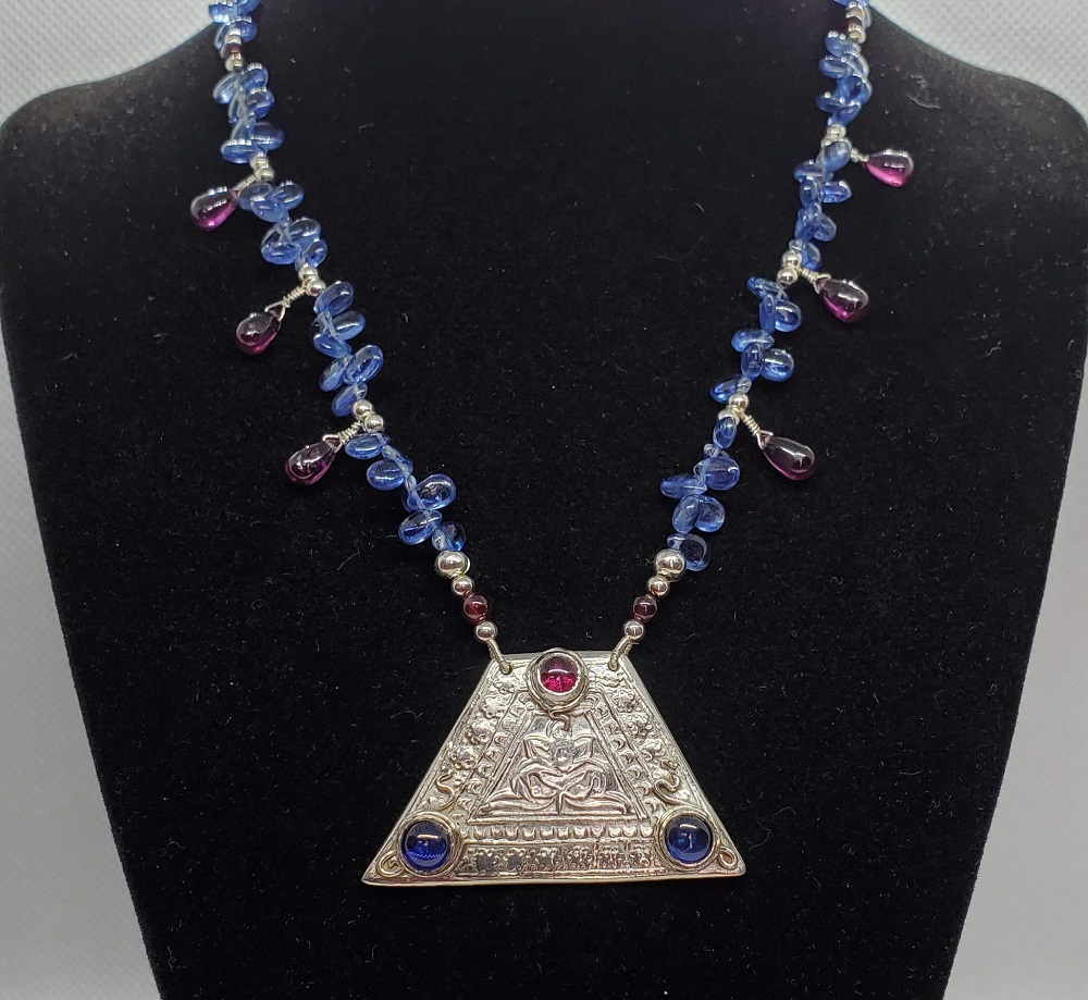 Afghan Pendant with Sapphires by Gabrielle Taylor