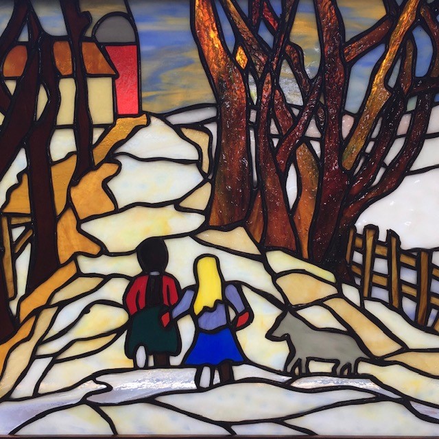 Walking Home on a Snowy Afternoon by Rose and Gerald McBride
