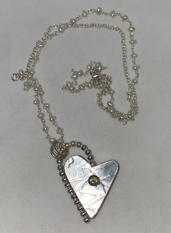 Heart Necklace (Medium) by Lori Schanche