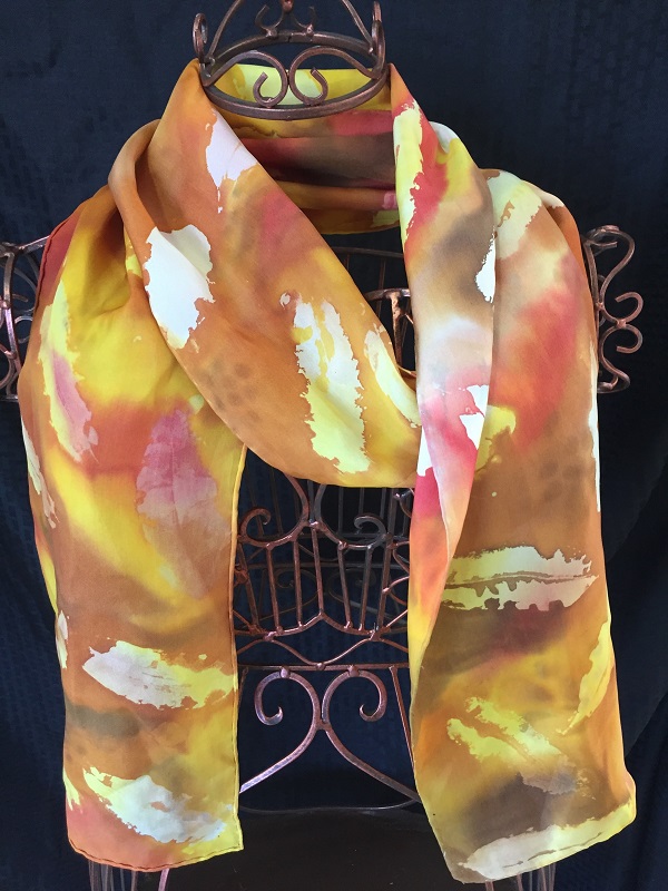 Scarf - Leaves and Fall Colors by Linda Swindle