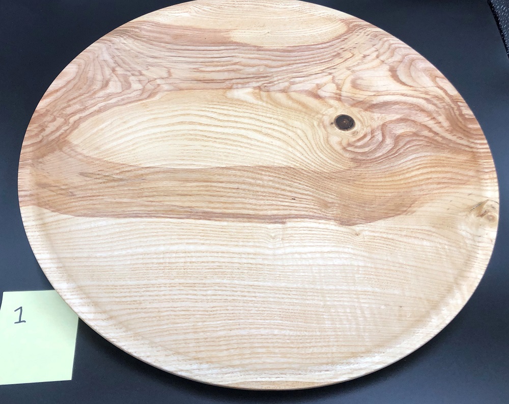 Oregon Ash Platter 2 by Michael Pedemonte