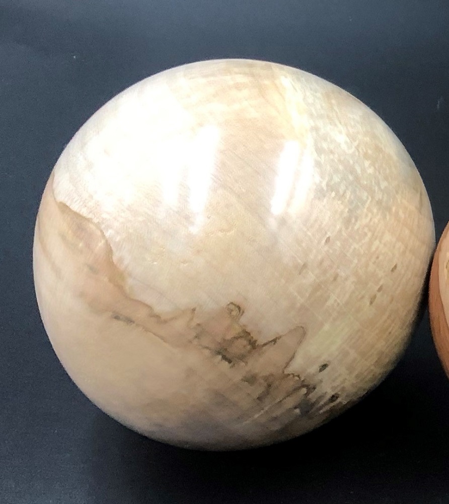 Sphere - Oregon White Oak 2 by Michael Pedemonte