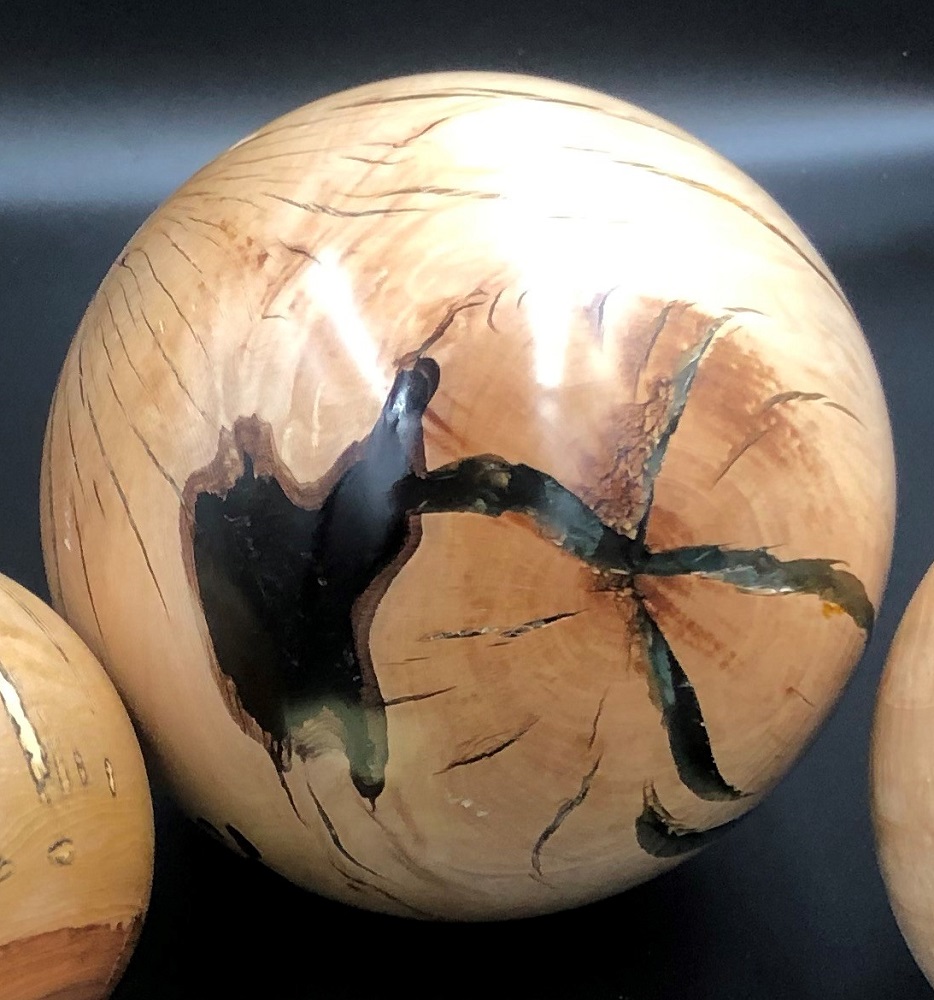Sphere - Large Hawthorn by Michael Pedemonte
