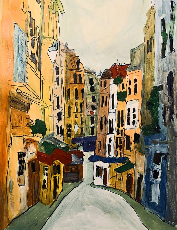 Rue Mouffetard, Paris '19 by Dan Homeres