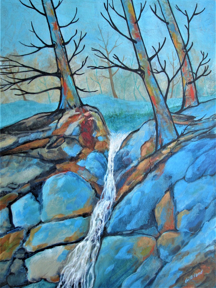 Crystal Blue Falls by Arlon Gilliland