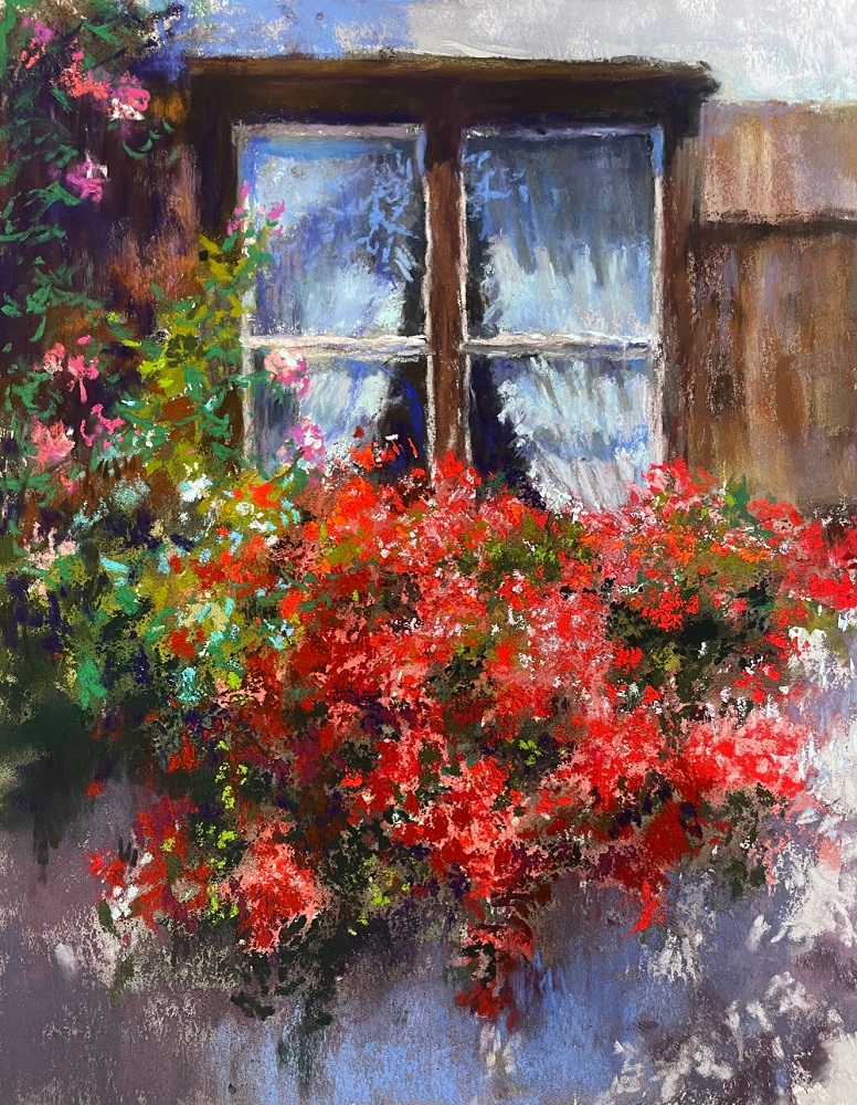 Window Box Red by Susan Kuznitsky
