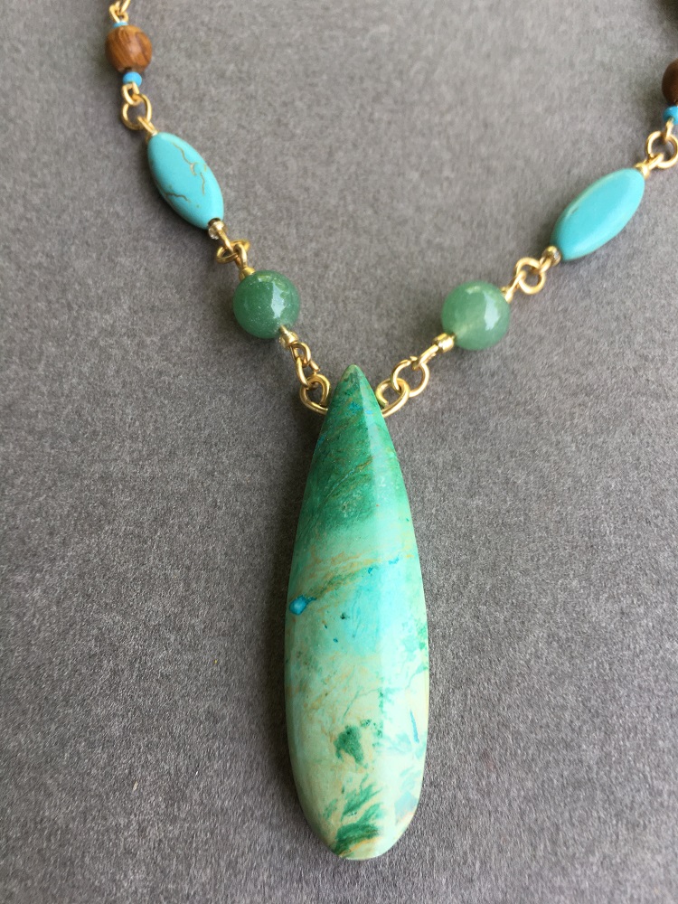 Ocean Dreaming necklace by Susan Grace Branch