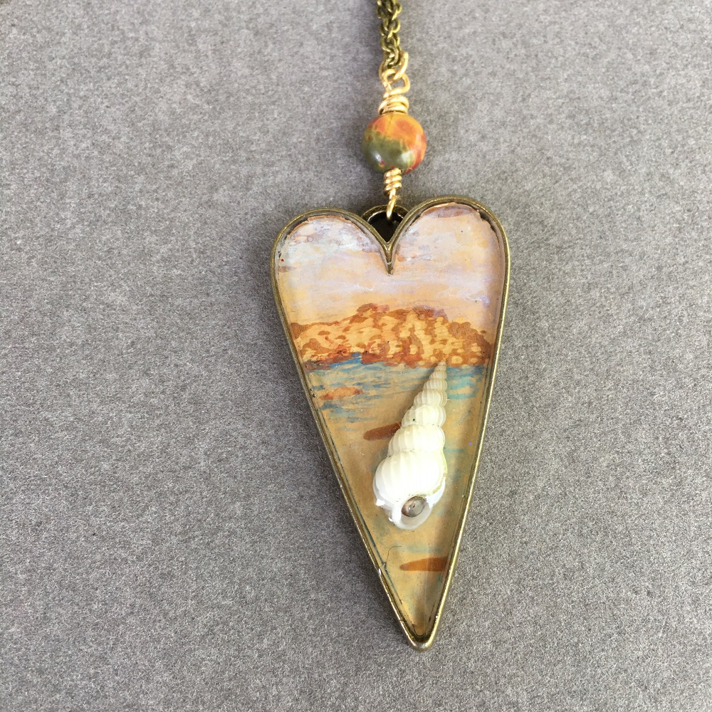 Beachcomber necklace by Susan Grace Branch