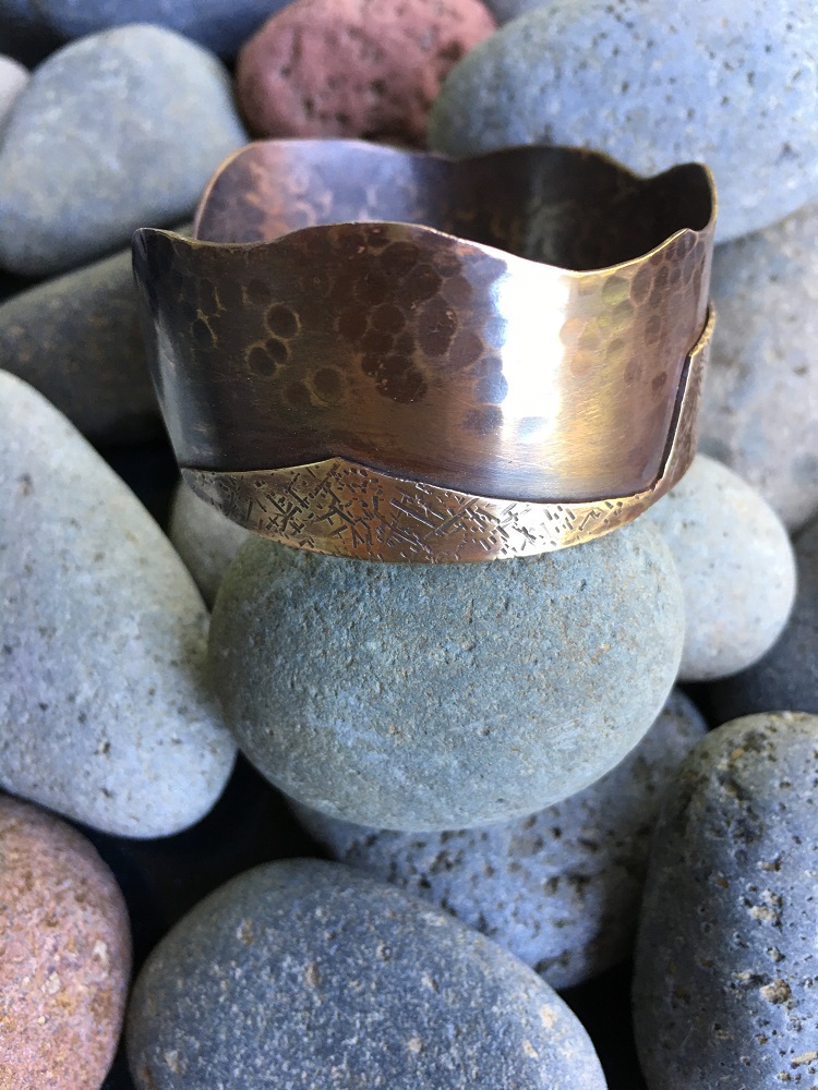 Bracelet - Artifacts Cuff Bracelet: Ride the Waves by Susan Grace Branch