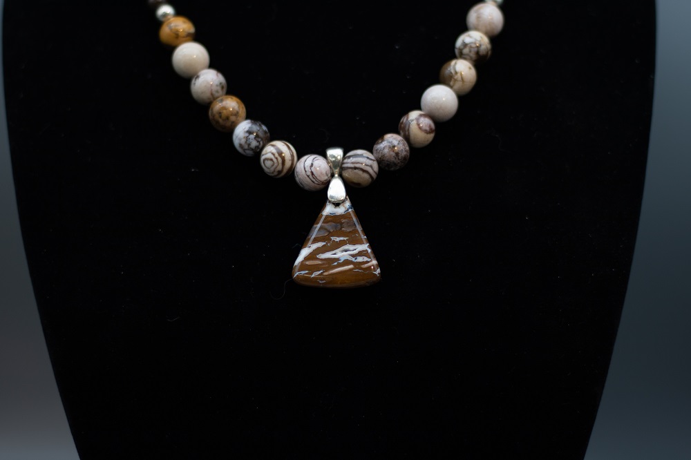 Necklace - Deschutes Picture Jasper Pendant by Gerry and Melissa Rasch, GMR Creates