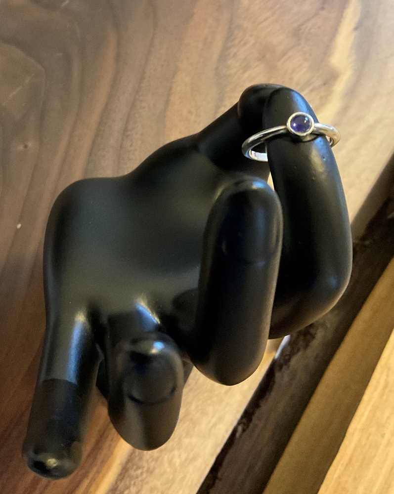 Ring- Sterling Silver/Iolite by Gerry and Melissa Rasch, GMR Creates