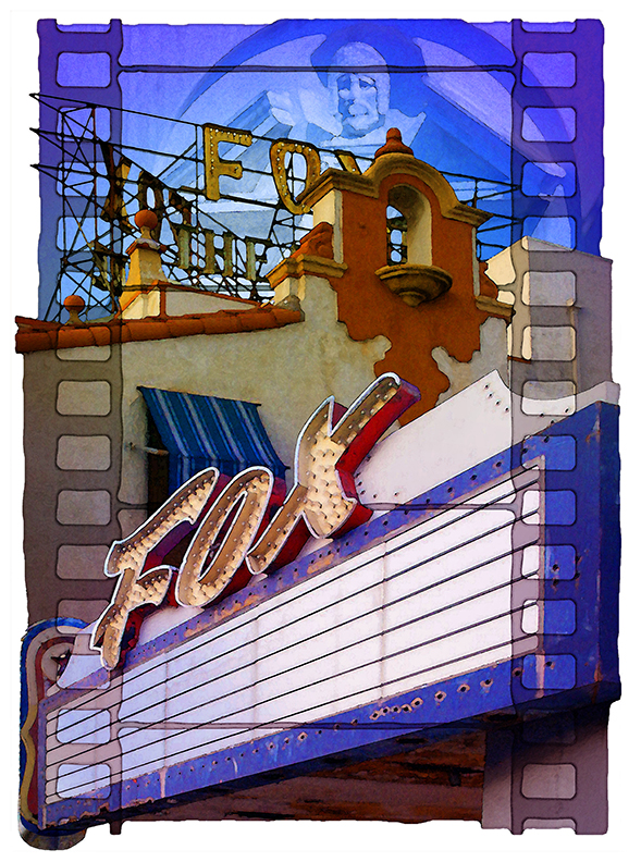 Fox Theatre, Fullerton, CA by Fred Hartson