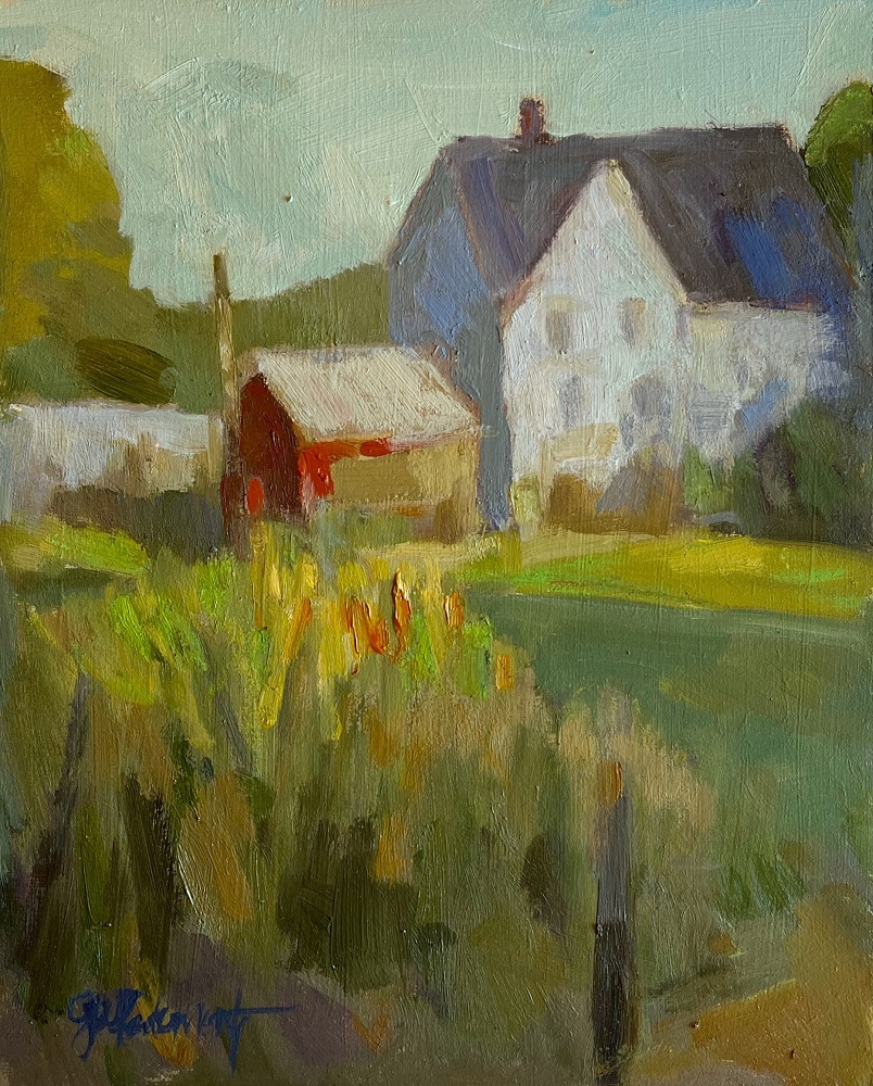 Evening Light at the Old Tavern by Gayle Pedemonte