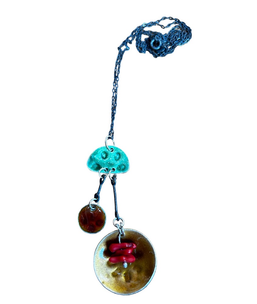Necklace: Touch of Coral by Lori Schanche