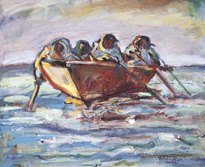 Inuit Whalers by Richard T. Schanche
