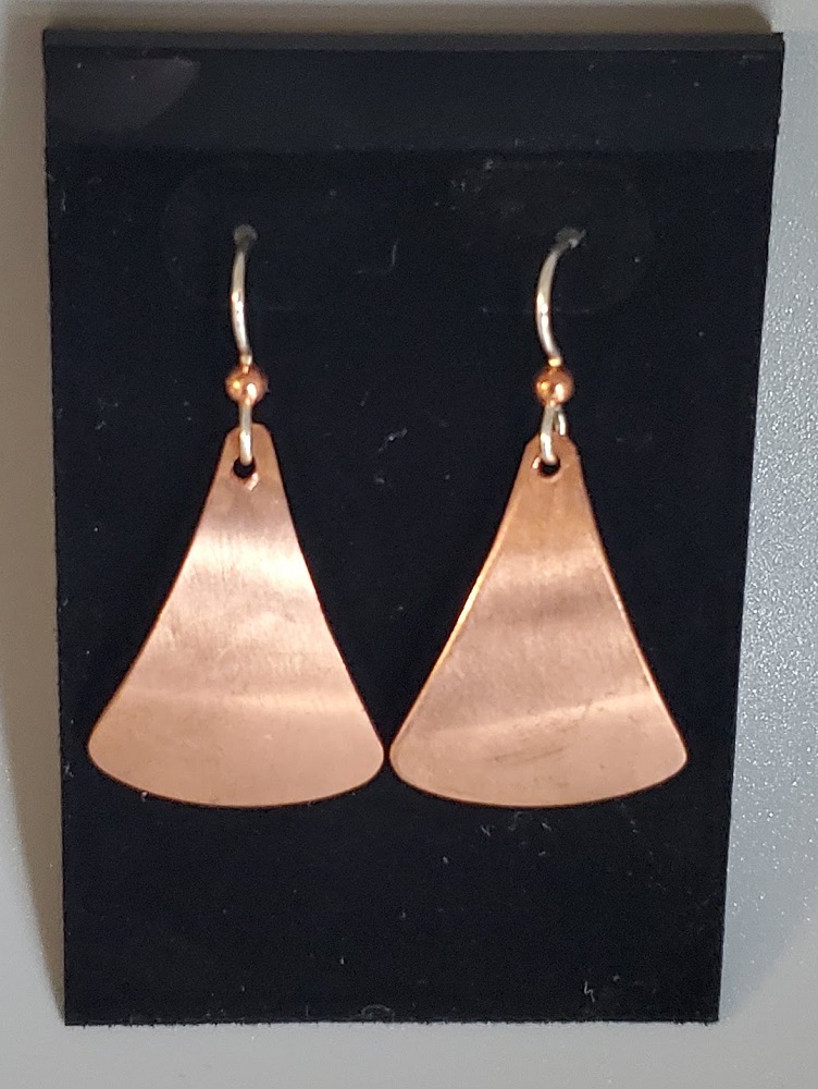 Earrings - Copper Teardrops (Solid) by Gerry and Melissa Rasch, GMR Creates