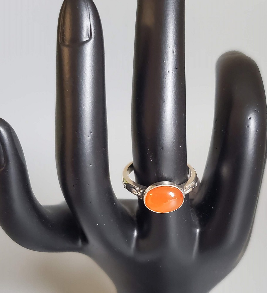 Ring - Carnelian Agate (decorative band) by Gerry and Melissa Rasch, GMR Creates