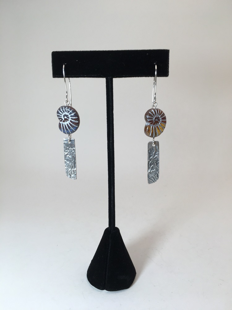 Earrings - Nautilus Beads by Susan Grace Branch