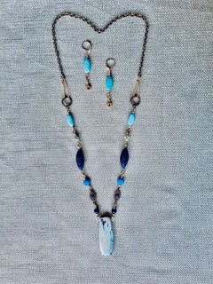 Necklace - African Green Opal by Susan Grace Branch