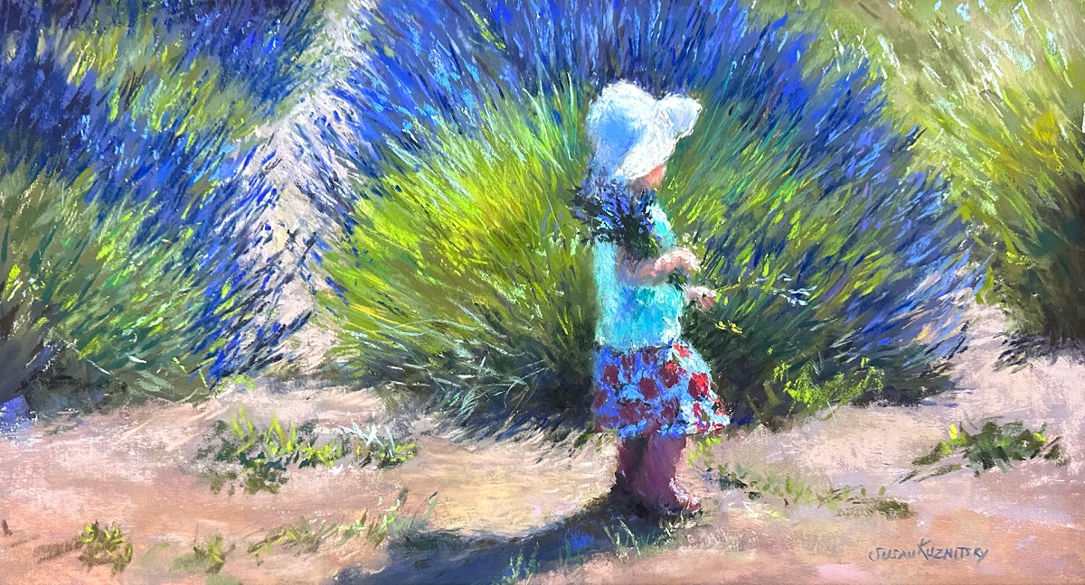 Picking Lavender by Susan Kuznitsky