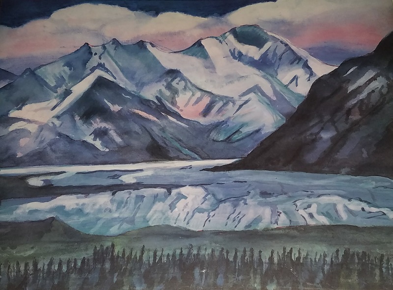 Matanuska Glacier, Alaska by Richard T. Schanche