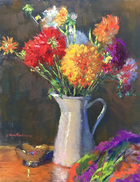 Late Summer Flowers by Susan Kuznitsky