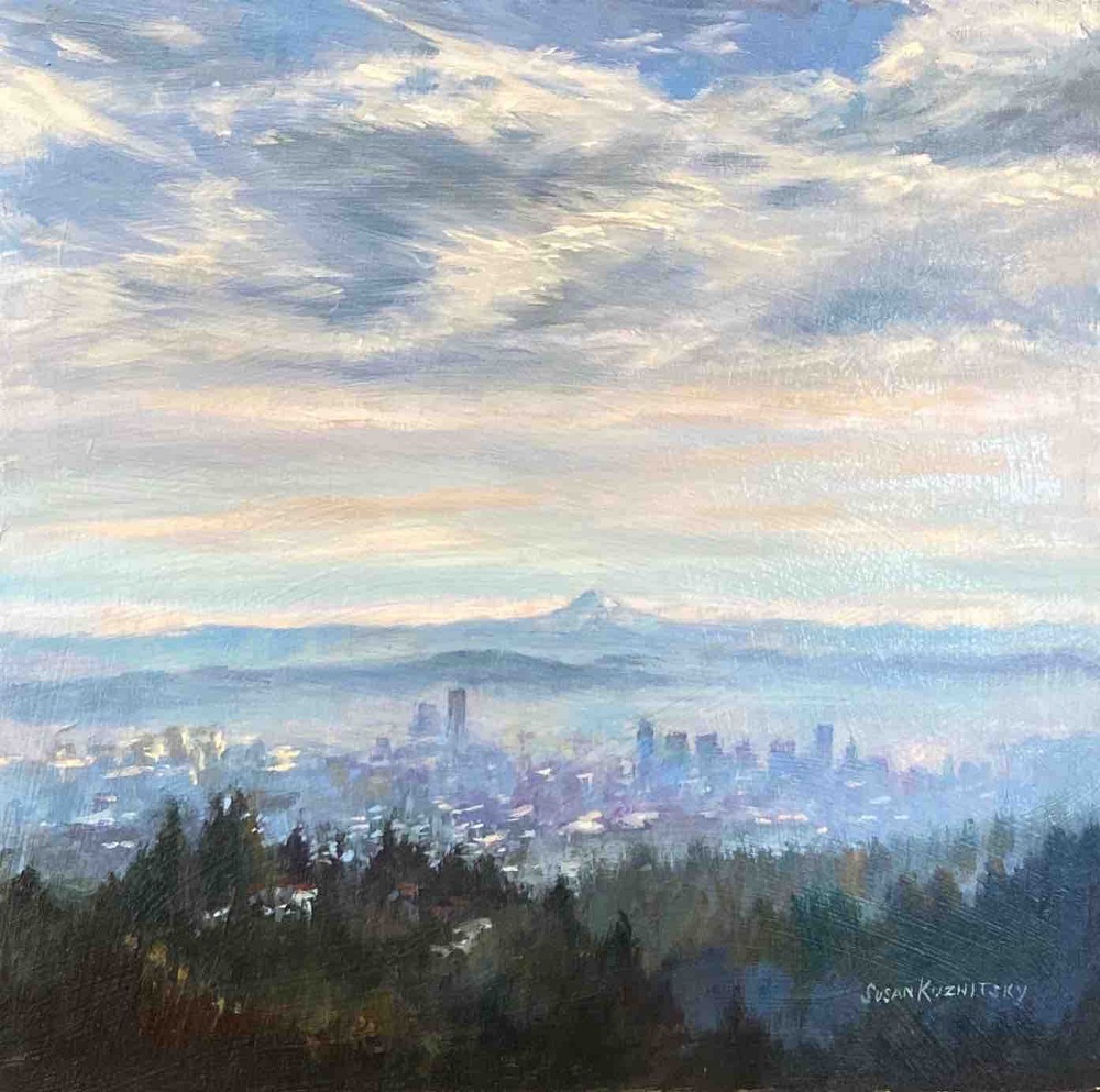 Overlooking Portland by Susan Kuznitsky